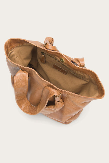Nora Beige Knotted Tote