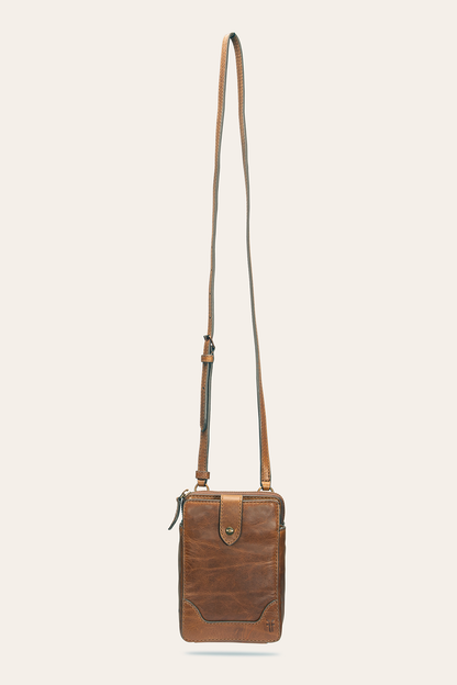 Melissa Cognac Phone Crossbody