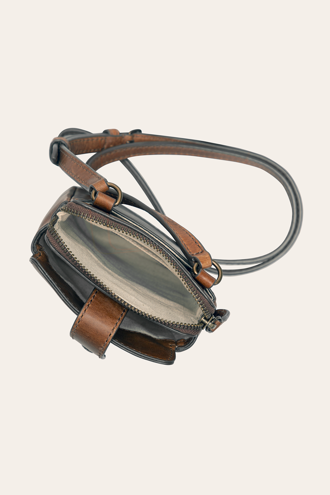 Melissa Cognac Phone Crossbody