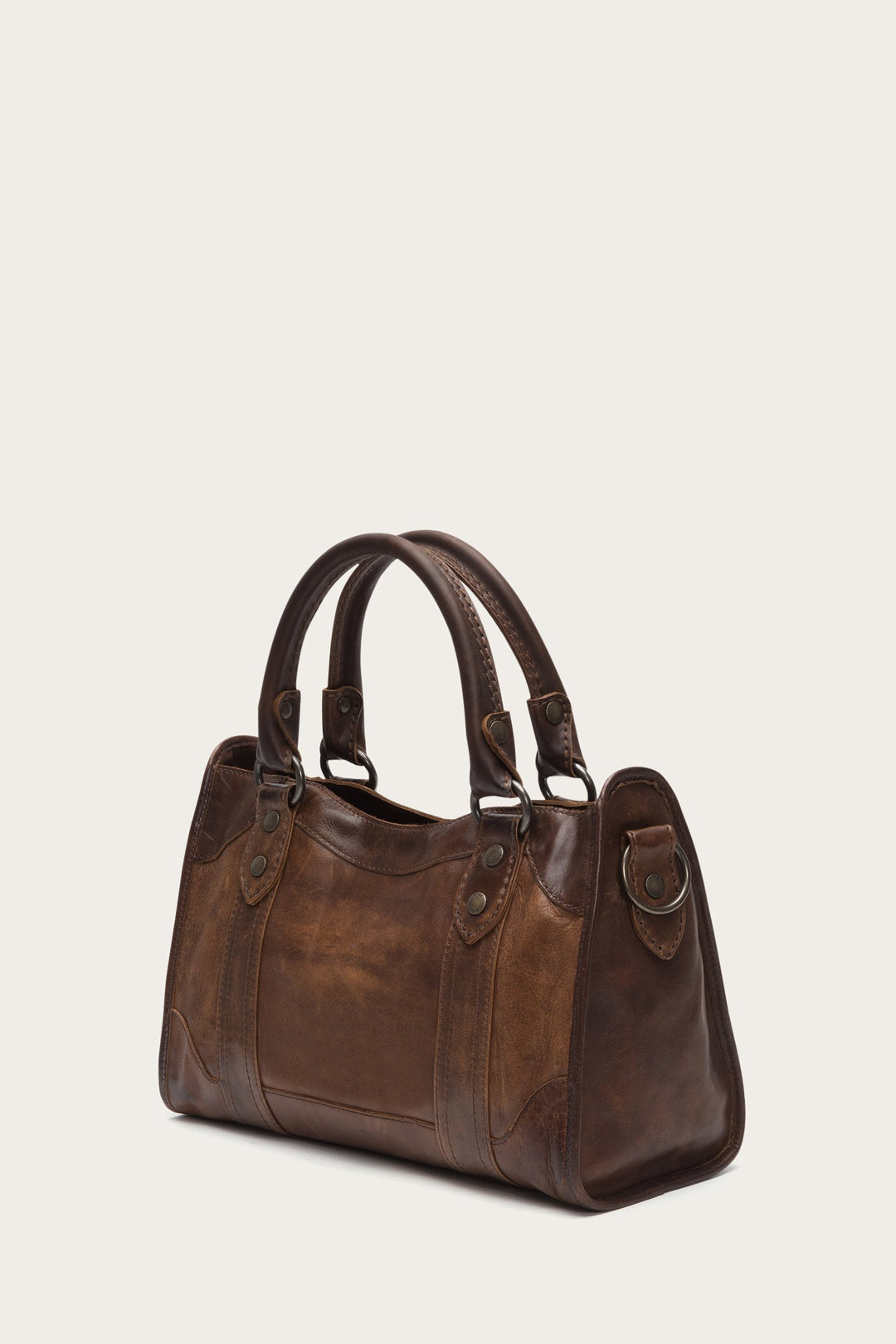 Melissa Dark Brown Satchel