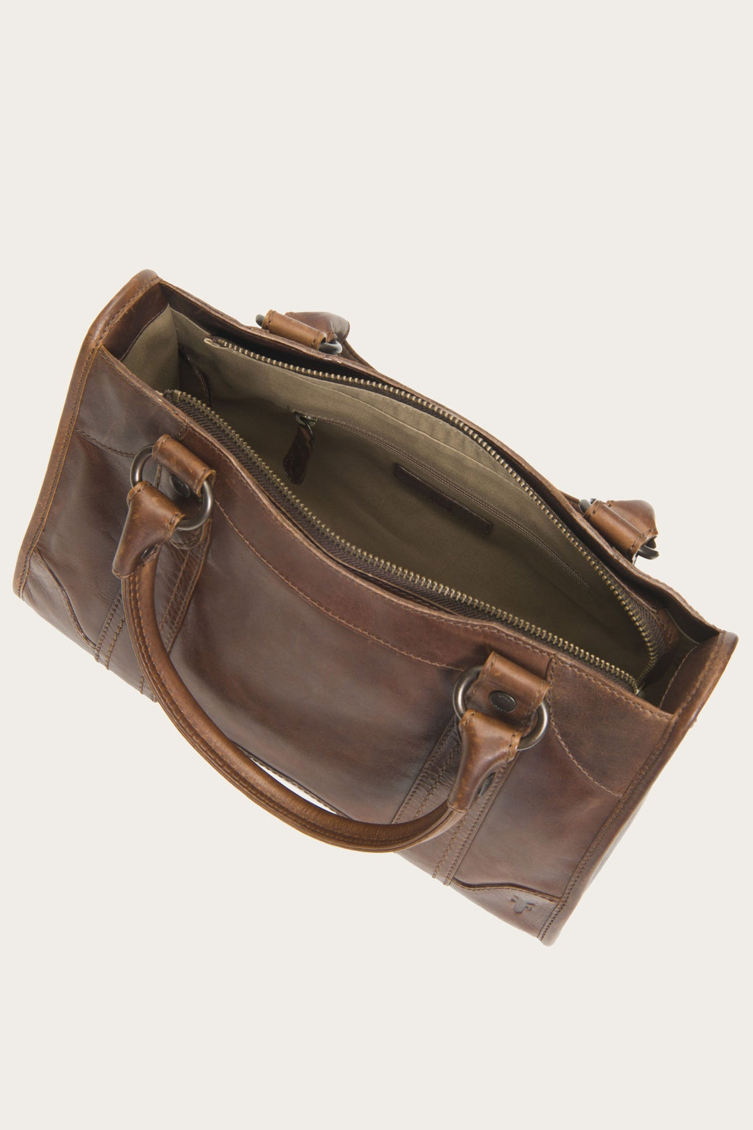 Melissa Dark Brown Satchel