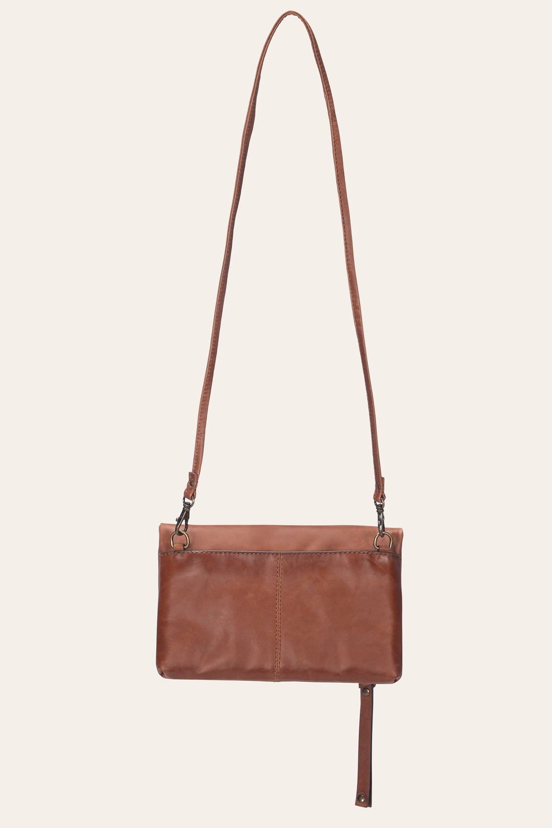 Melissa Cognac Crossbody Clutch