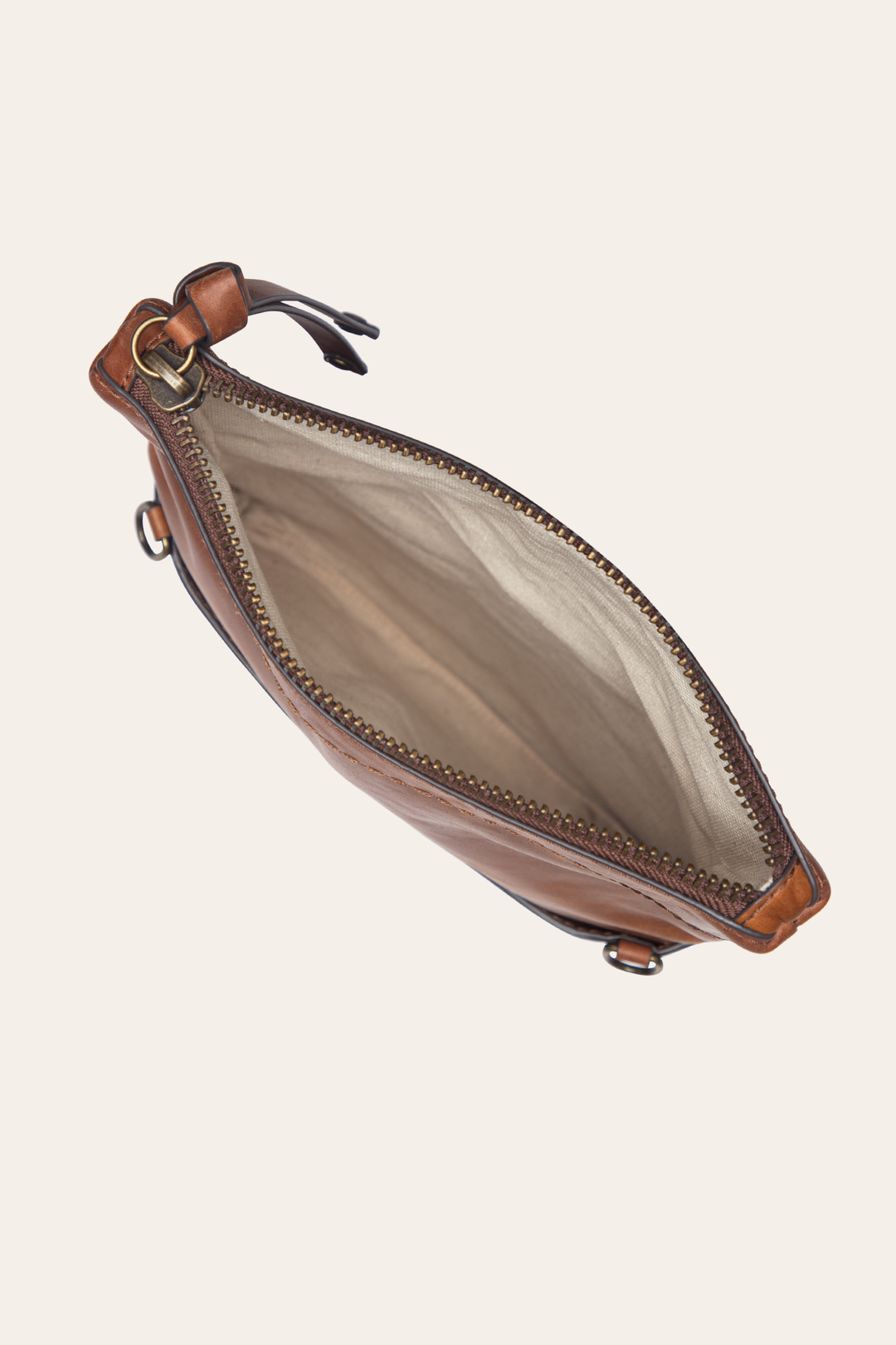 Melissa Cognac Crossbody Clutch