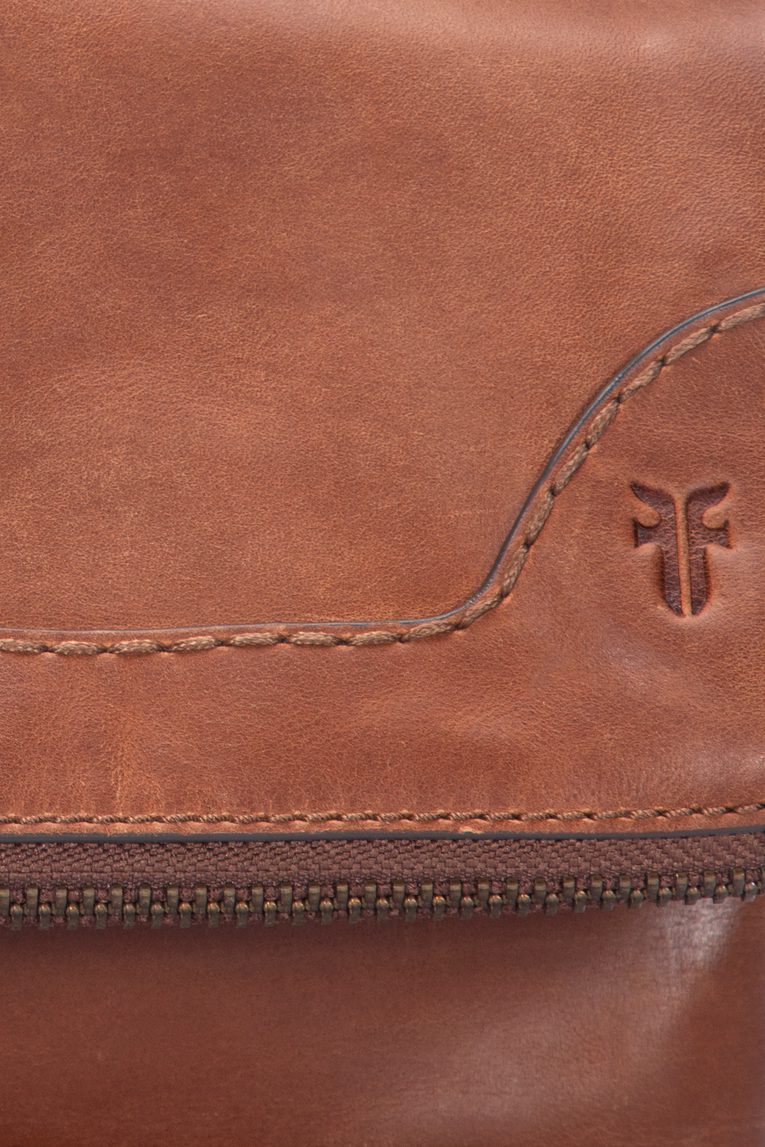 Melissa Cognac Crossbody Clutch