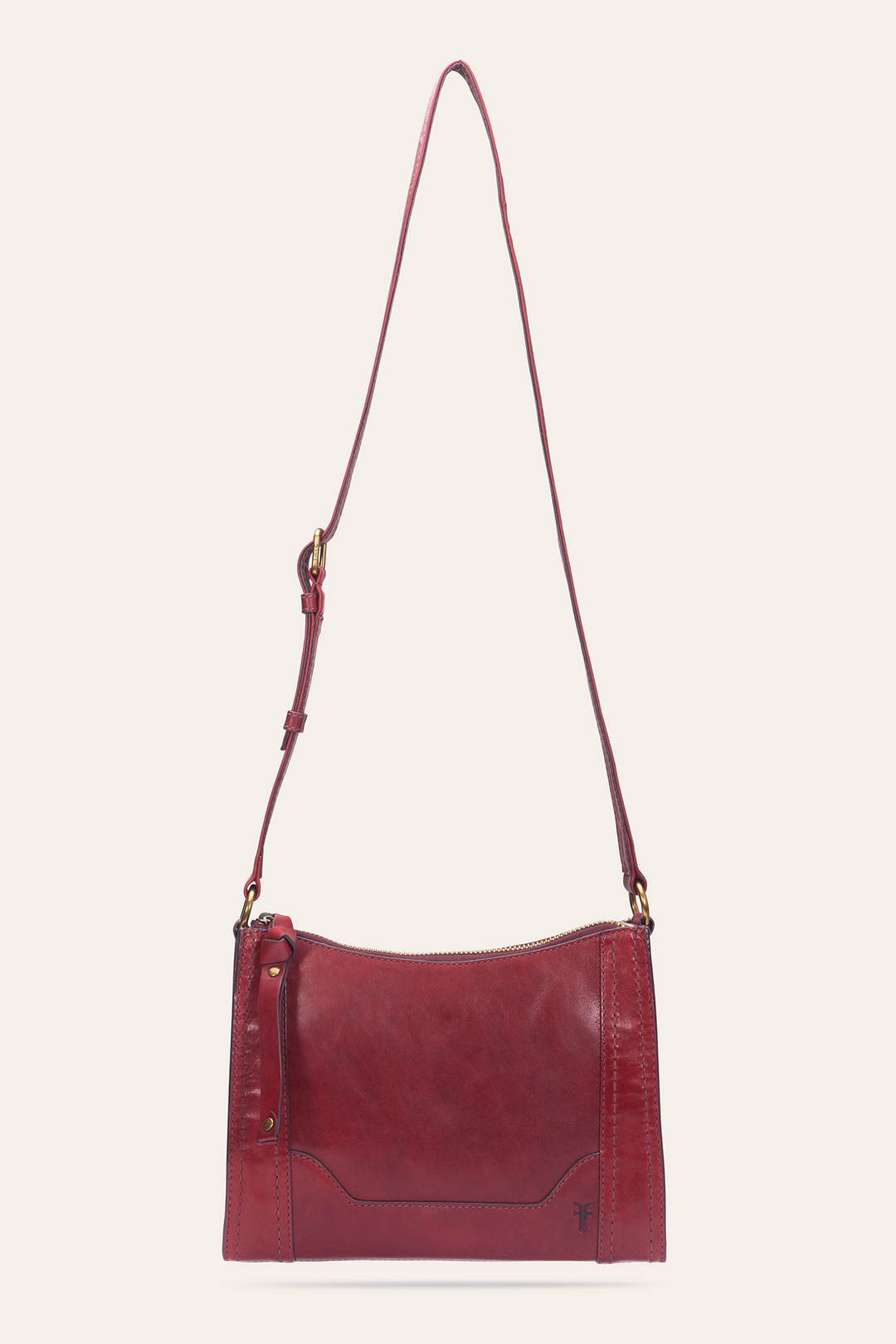 Berry Lacquer Melissa Zip Crossbody