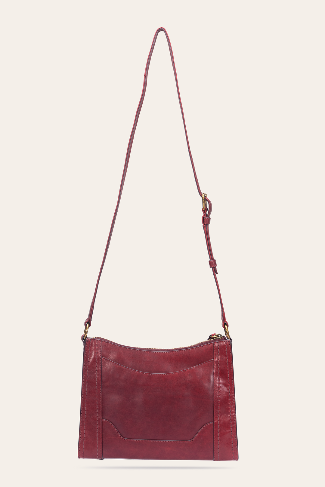 Berry Lacquer Melissa Zip Crossbody