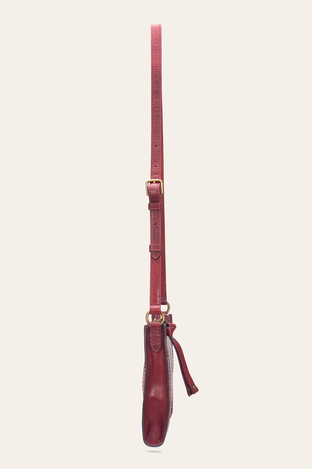 Berry Lacquer Melissa Zip Crossbody
