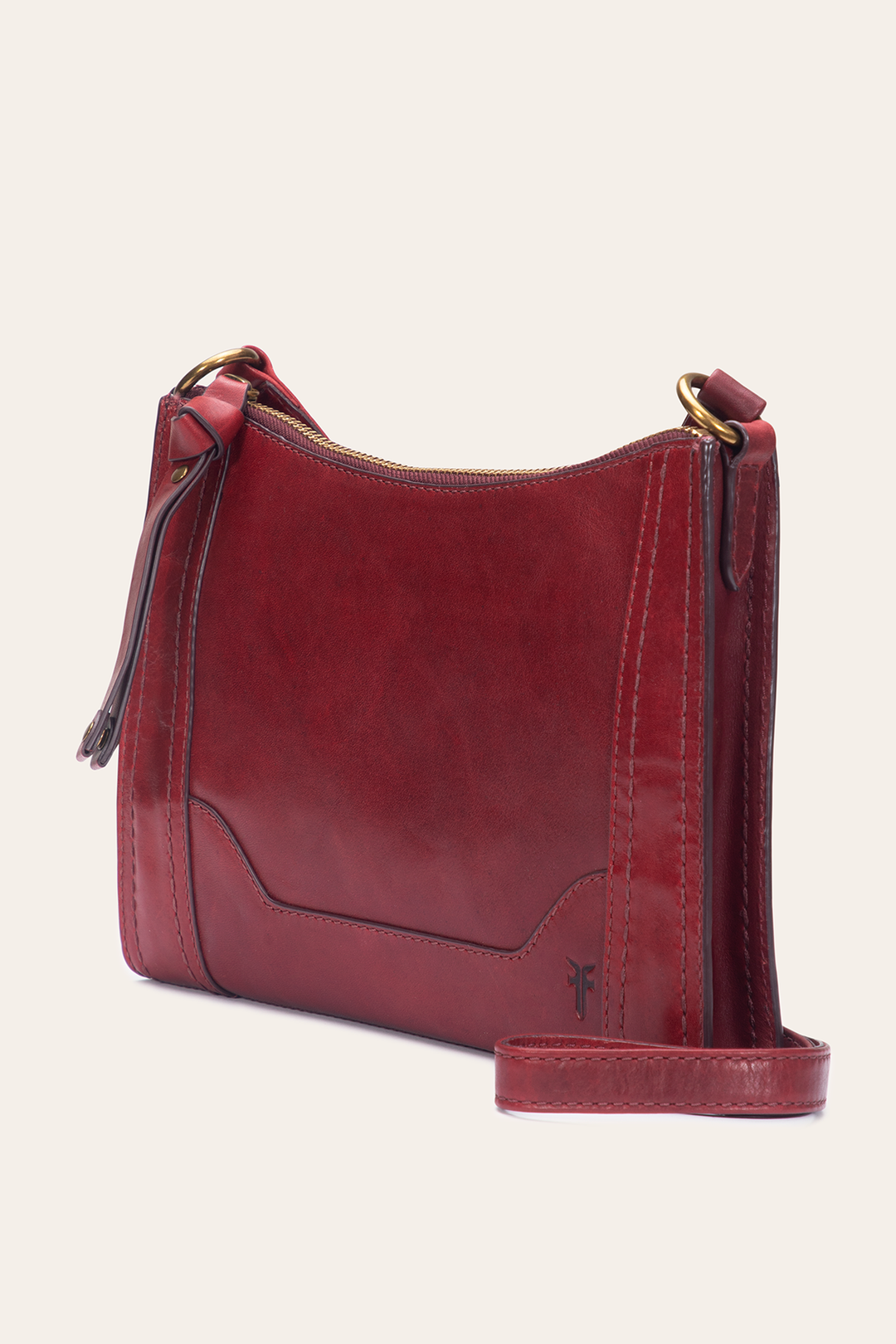 Berry Lacquer Melissa Zip Crossbody