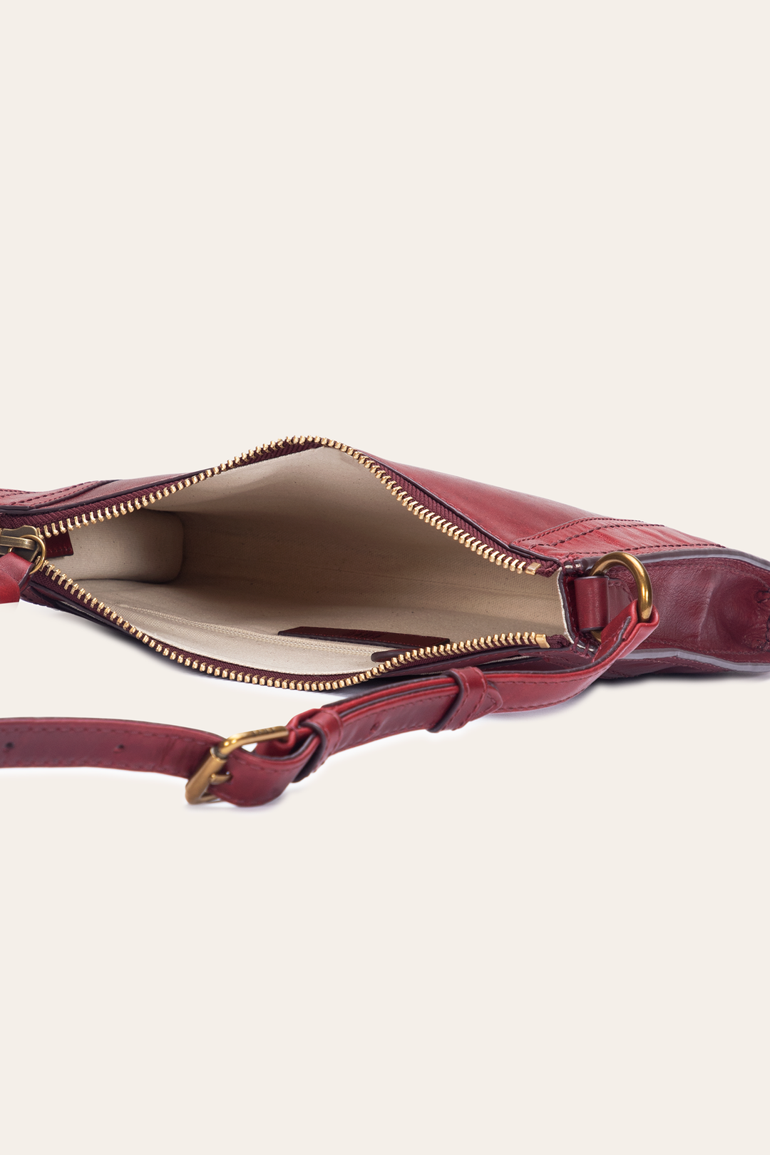 Berry Lacquer Melissa Zip Crossbody