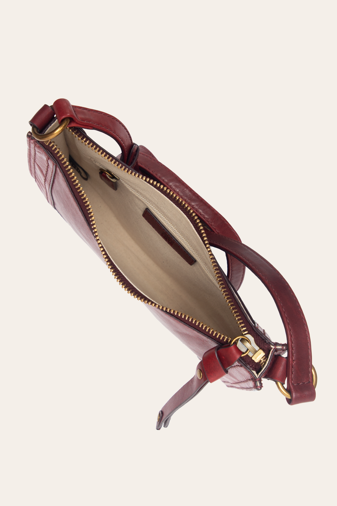 Berry Lacquer Melissa Zip Crossbody