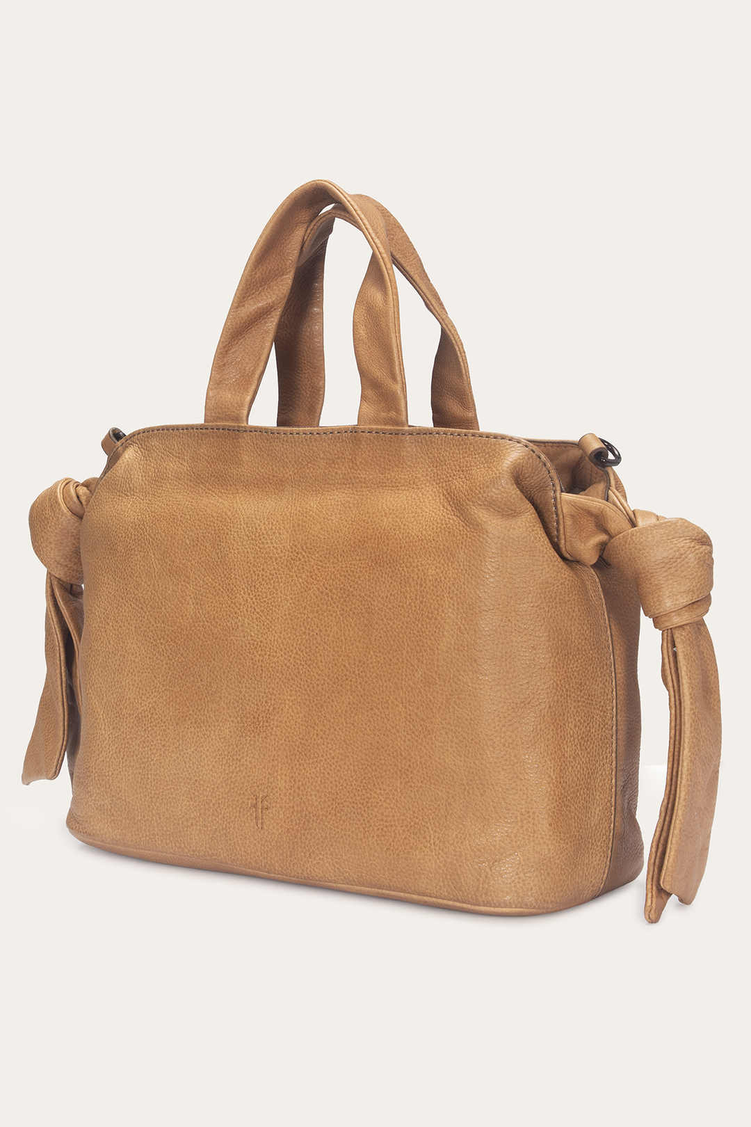 Beige Nora Knotted Satchel