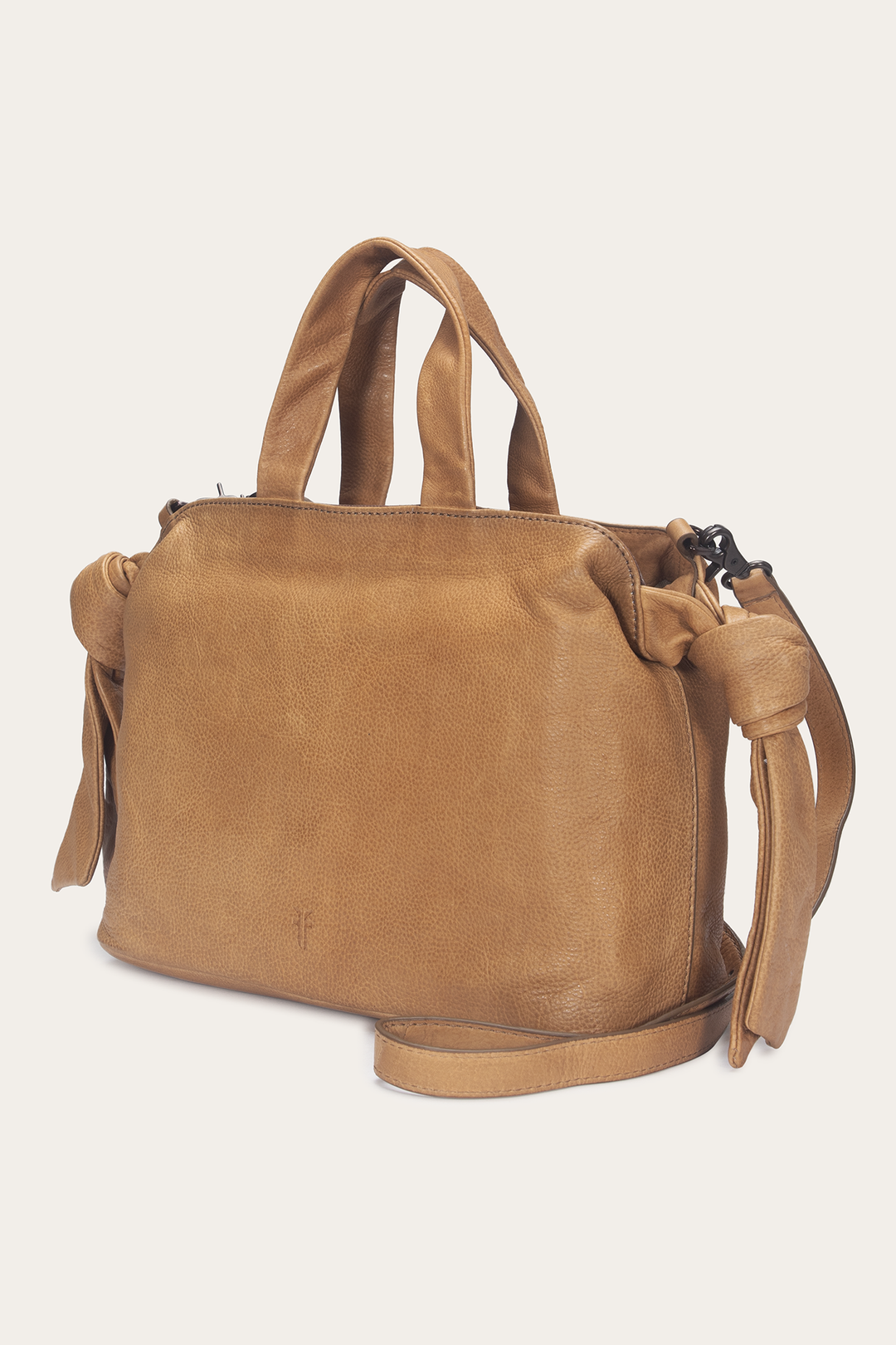 Beige Nora Knotted Satchel