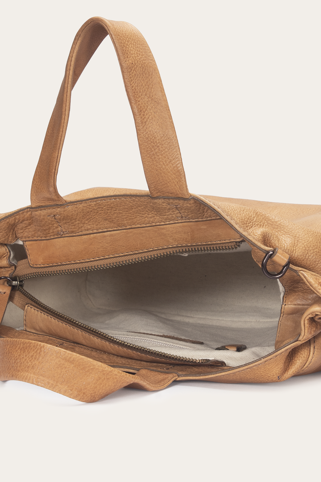 Beige Nora Knotted Satchel
