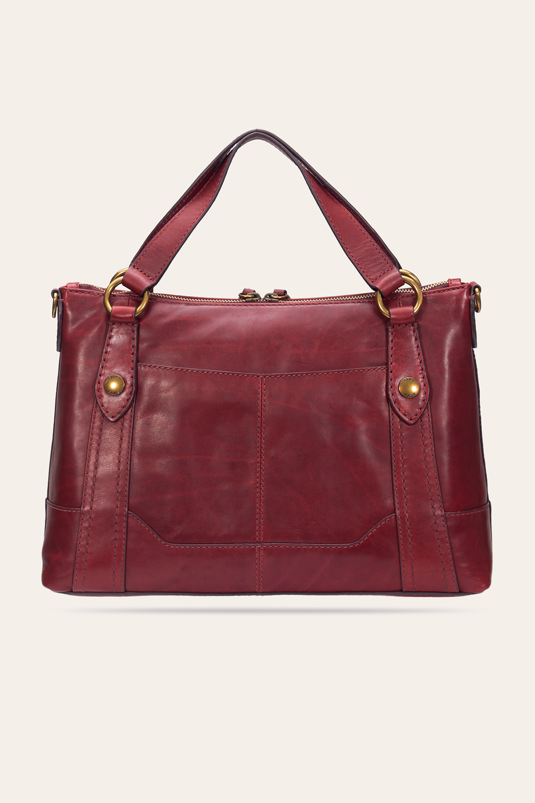 Berry Lacquer Melissa Medium Satchel
