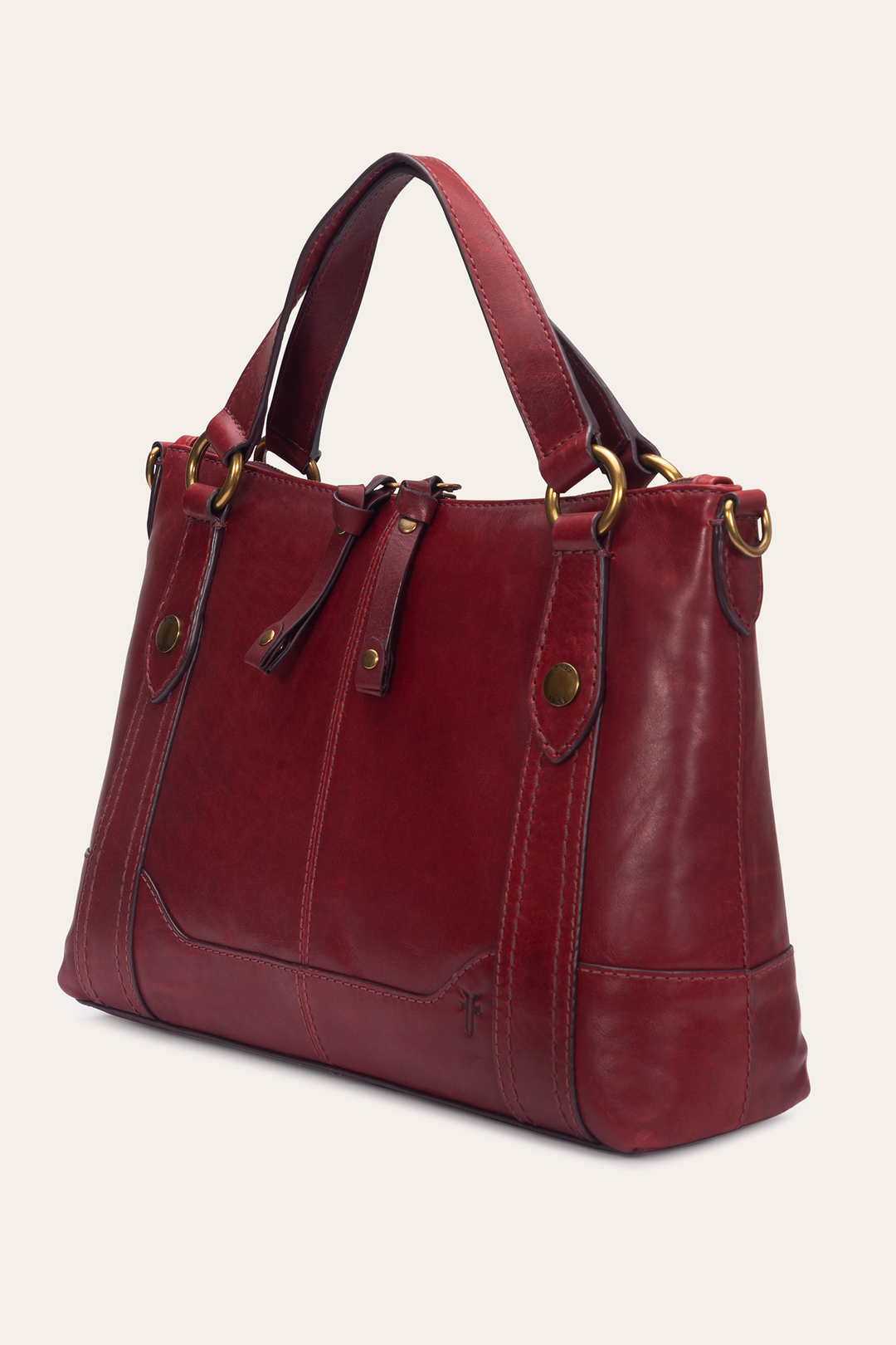 Berry Lacquer Melissa Medium Satchel