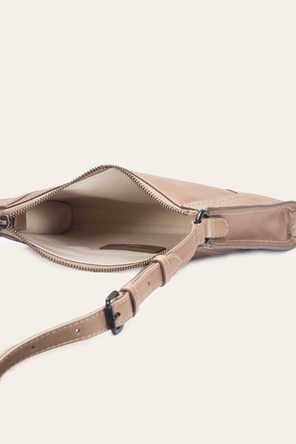 Light Bronze Melissa Zip Crossbody