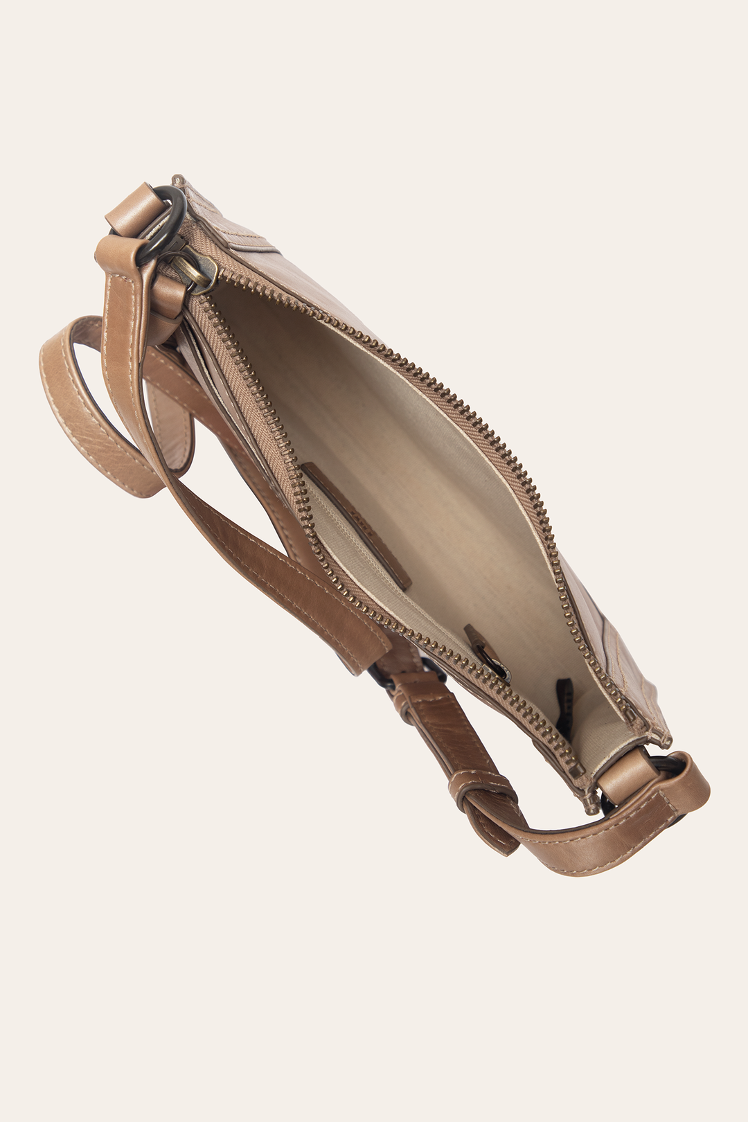 Light Bronze Melissa Zip Crossbody