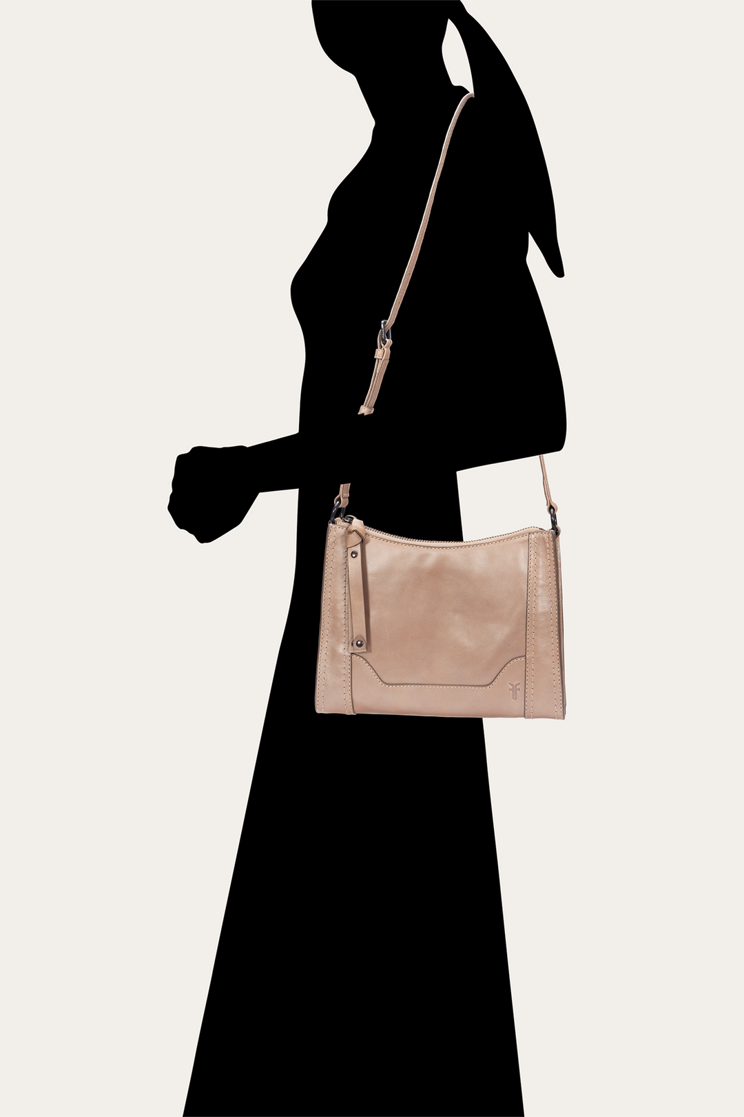 Light Bronze Melissa Zip Crossbody