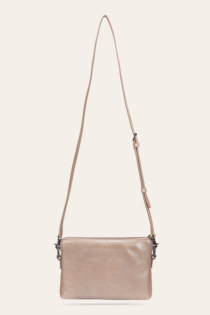 Light Bronze Melissa Crossbody Wristlet