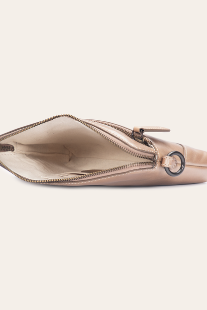 Light Bronze Melissa Crossbody Wristlet