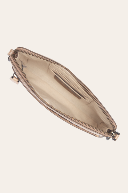 Light Bronze Melissa Crossbody Wristlet
