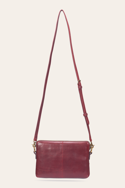 Berry Lacquer Melissa Crossbody Wristlet