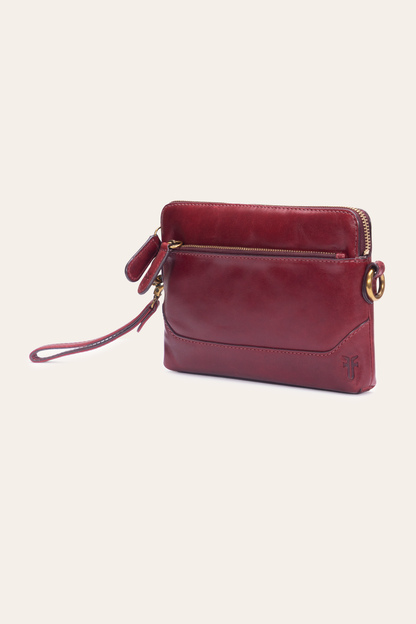 Berry Lacquer Melissa Crossbody Wristlet