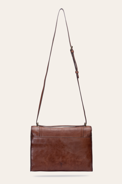 Alex Cognac Flap Shoulder