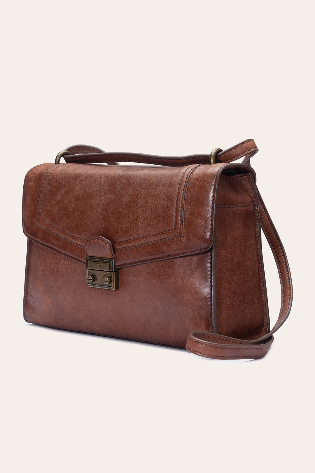 Alex Cognac Flap Shoulder