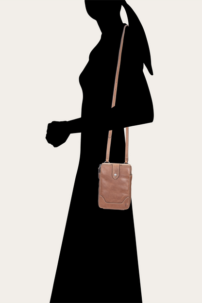 Melissa Beige Phone Crossbody