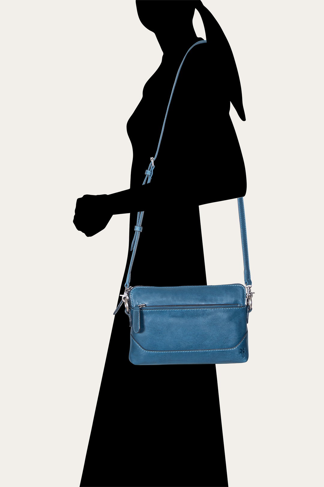 Melissa Steel Crossbody Wristlet