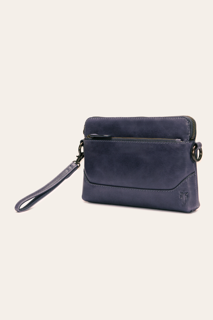 Melissa Eggplant Crossbody Wristlet