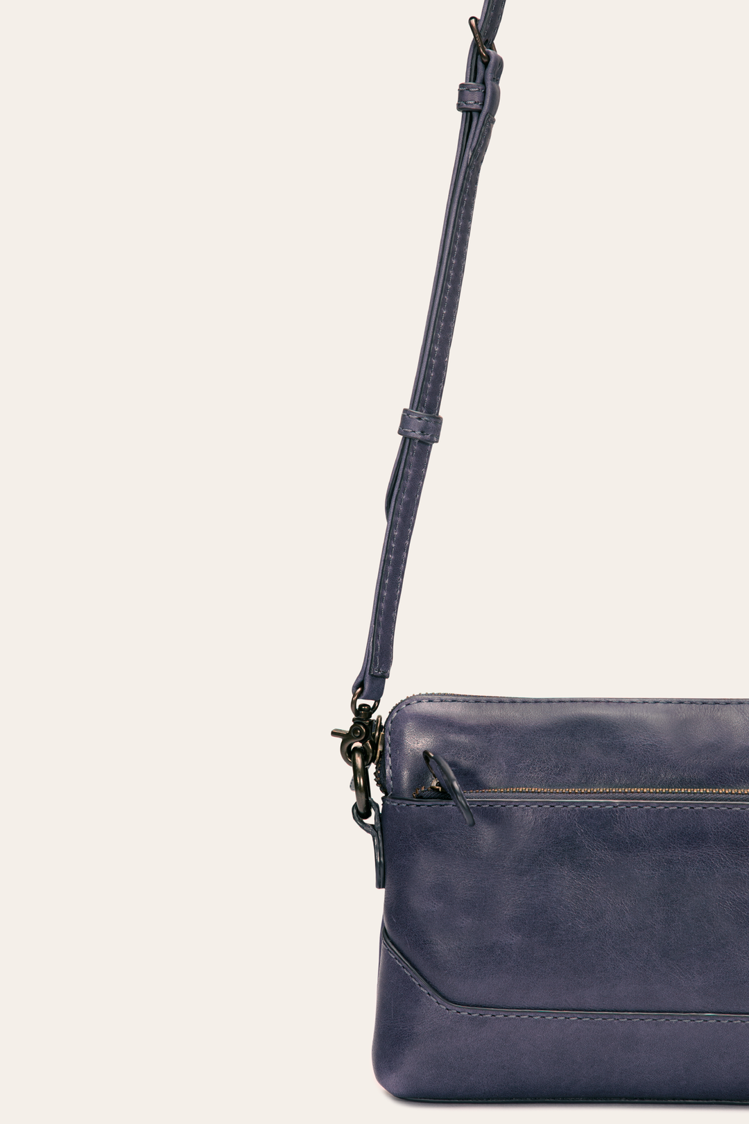 Melissa Eggplant Crossbody Wristlet