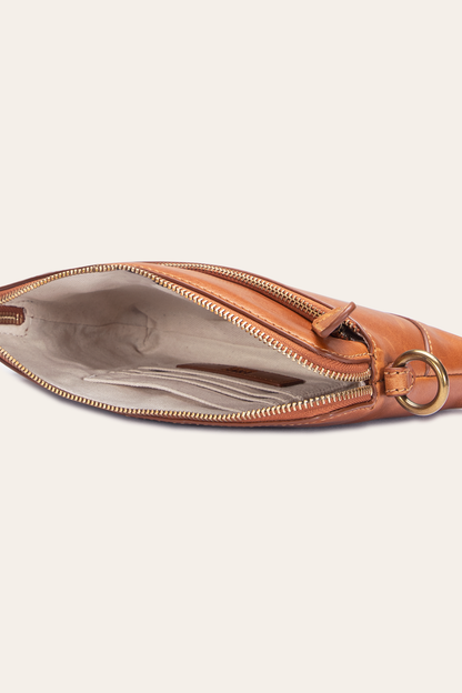 Melissa Burnt Terracotta Crossbody Wristlet
