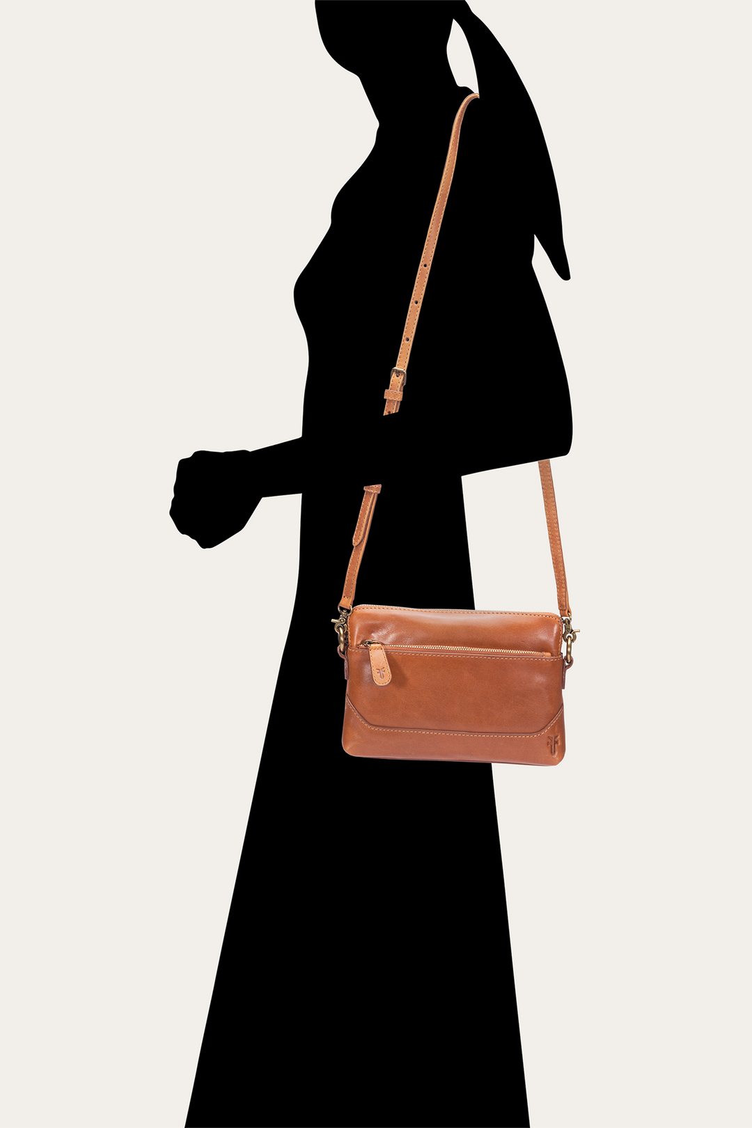 Melissa Burnt Terracotta Crossbody Wristlet
