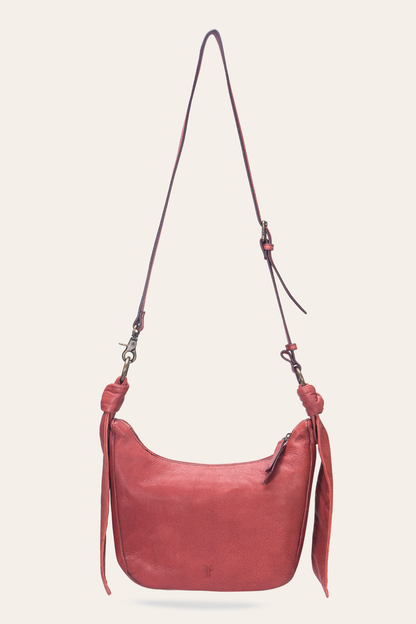 Nora Knotted Crossbody in Burgundy