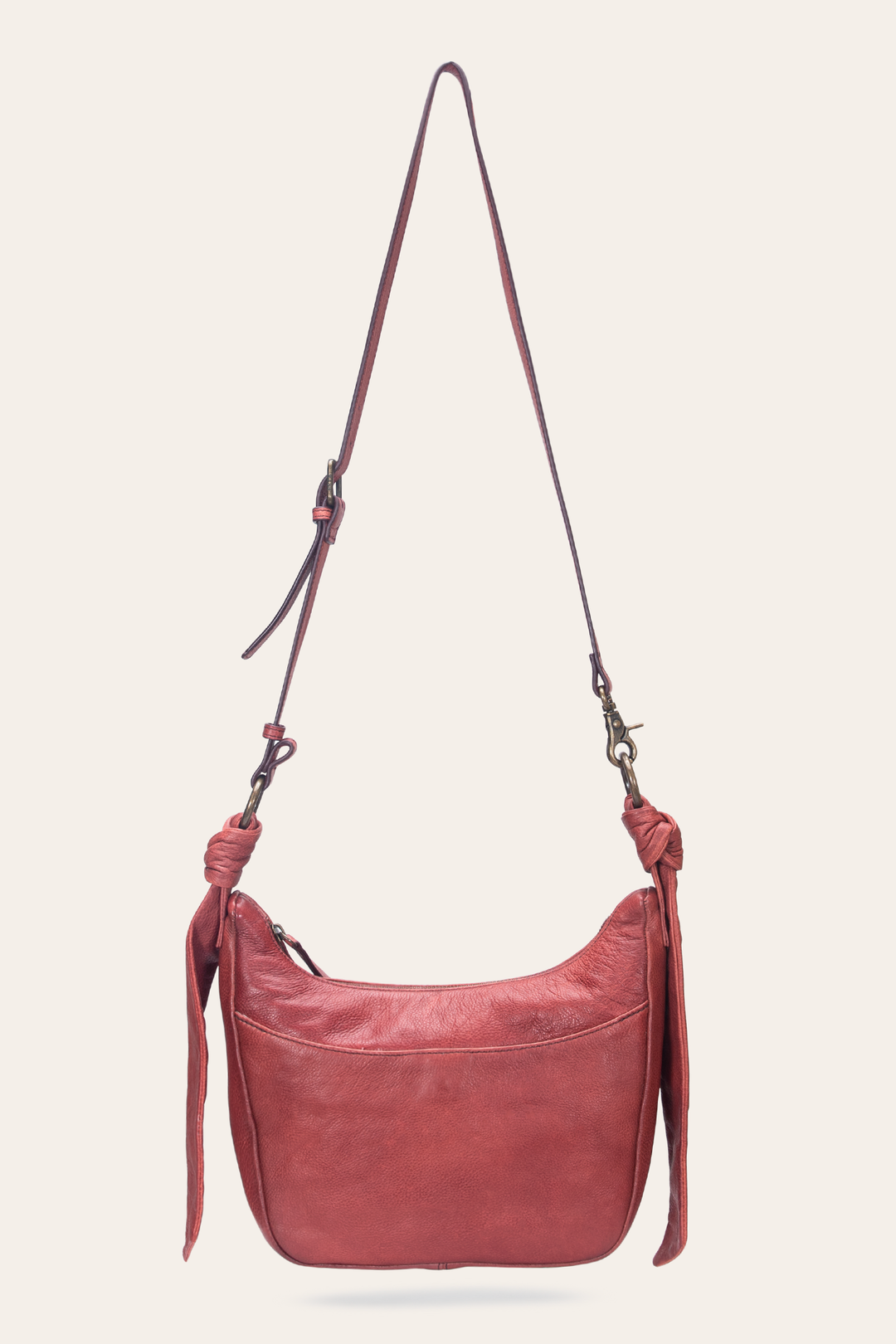 Nora Knotted Crossbody in Burgundy