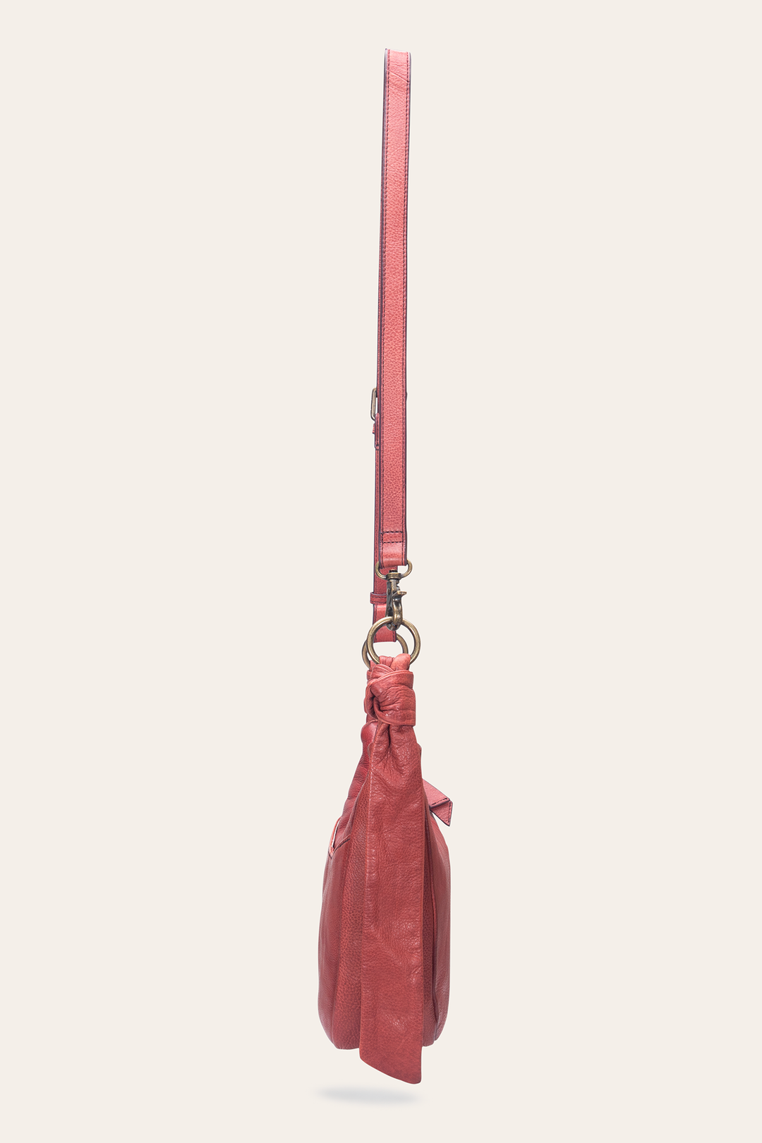Nora Knotted Crossbody in Burgundy