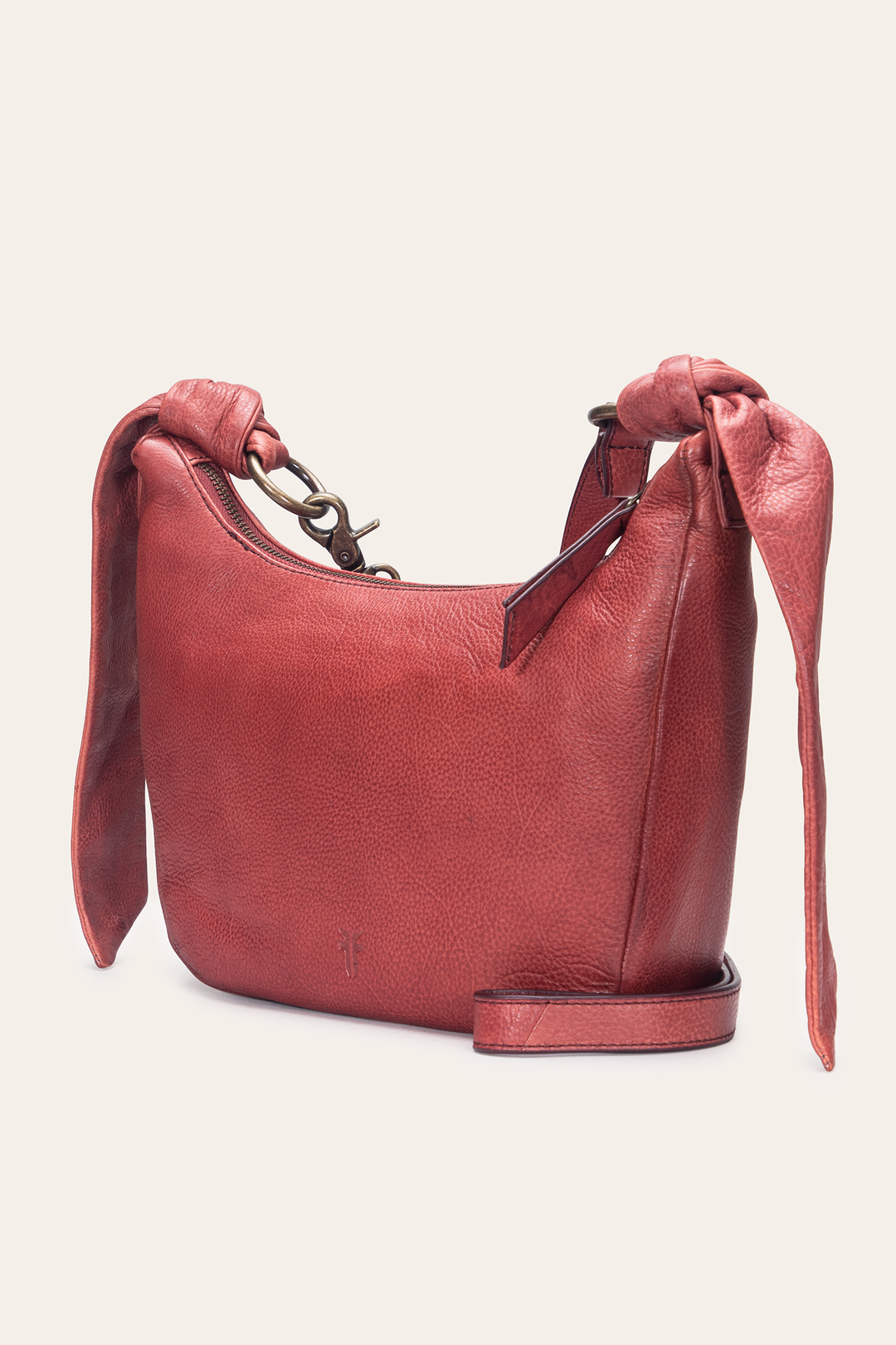 Nora Knotted Crossbody in Burgundy