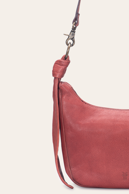 Nora Knotted Crossbody in Burgundy