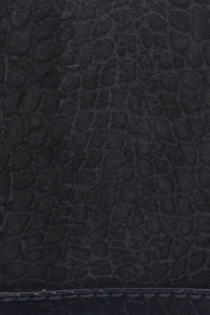 Melissa Black Sueded Croco Camera