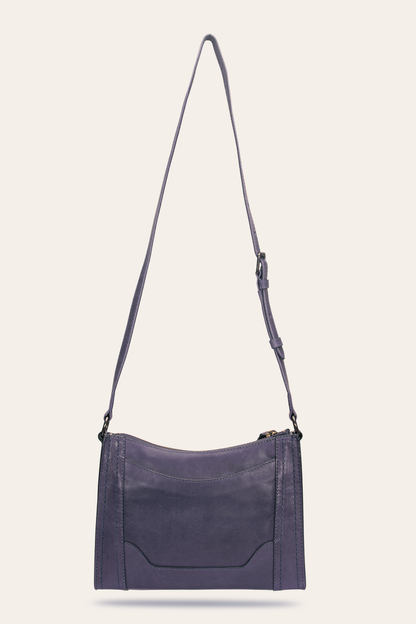 Melissa Eggplant Zip Crossbody