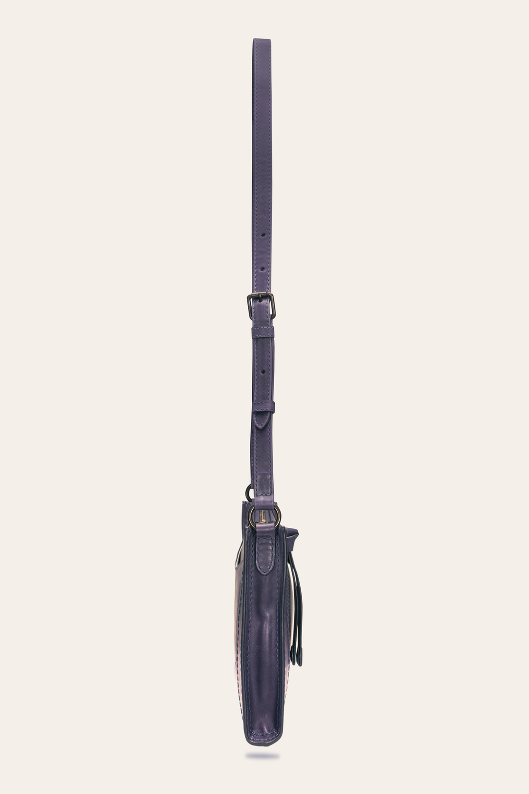 Melissa Eggplant Zip Crossbody