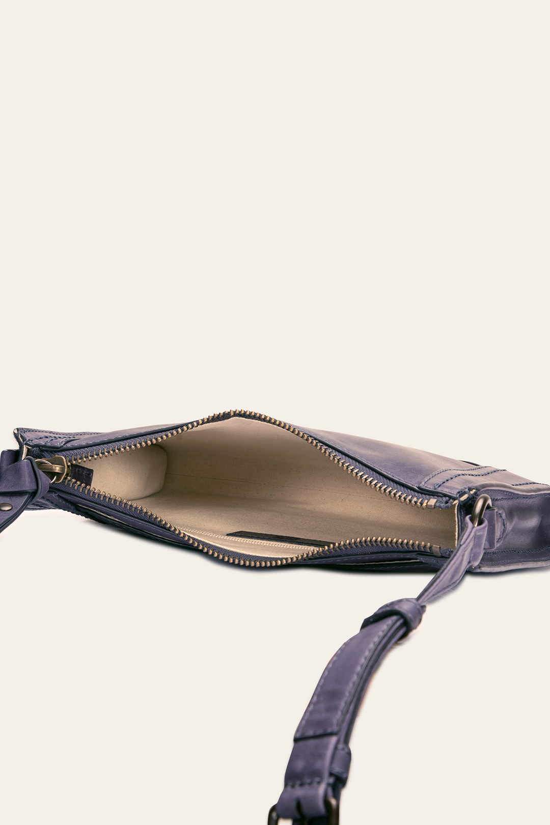 Melissa Eggplant Zip Crossbody