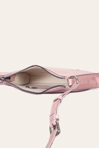 Melissa Zip Crossbody in Woodrose