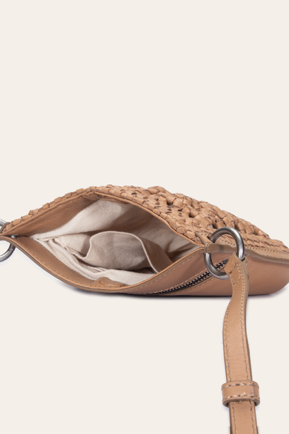 Women's Ella Mini Crossbody Bag in Beige