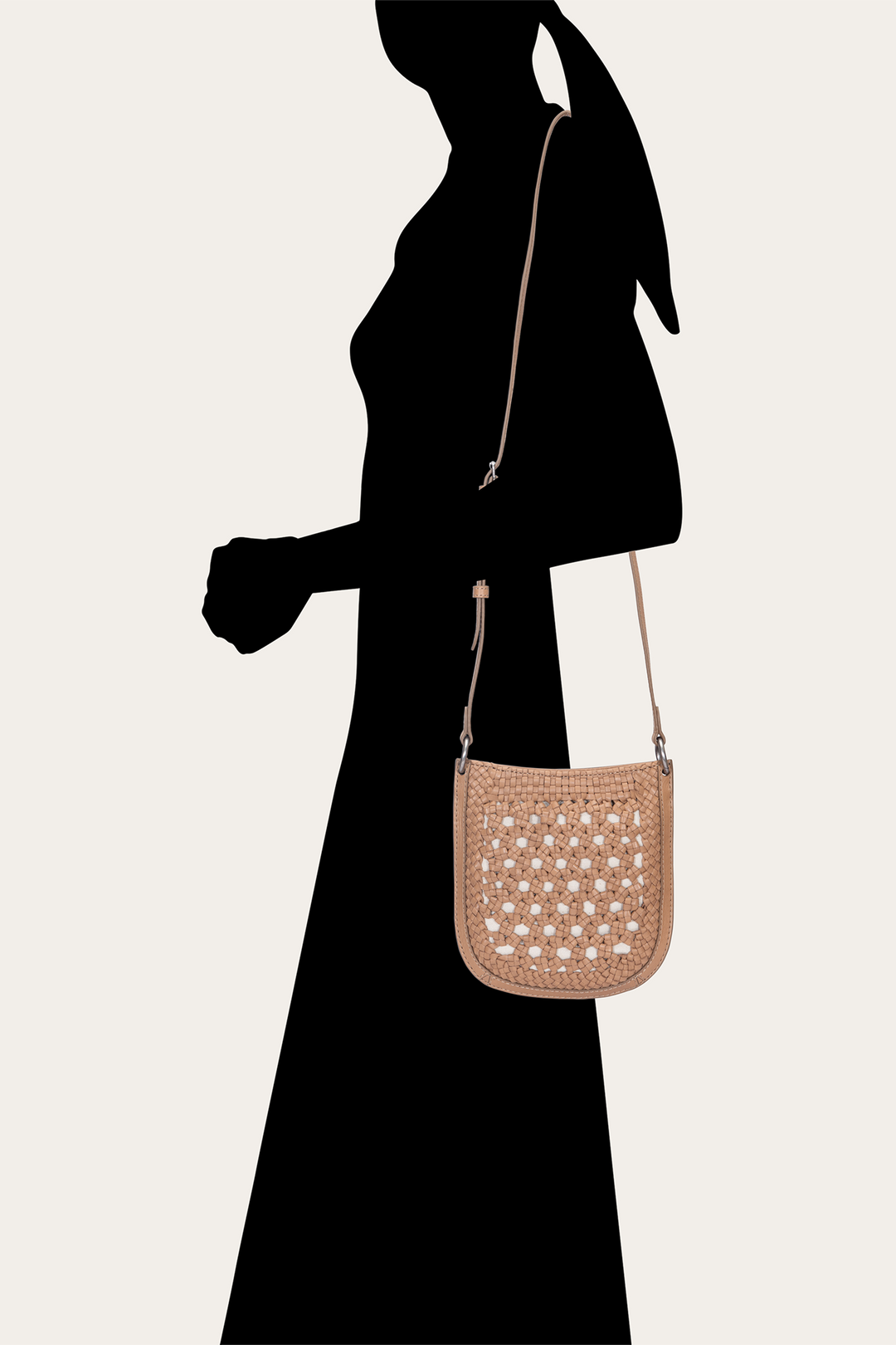 Women's Ella Mini Crossbody Bag in Beige