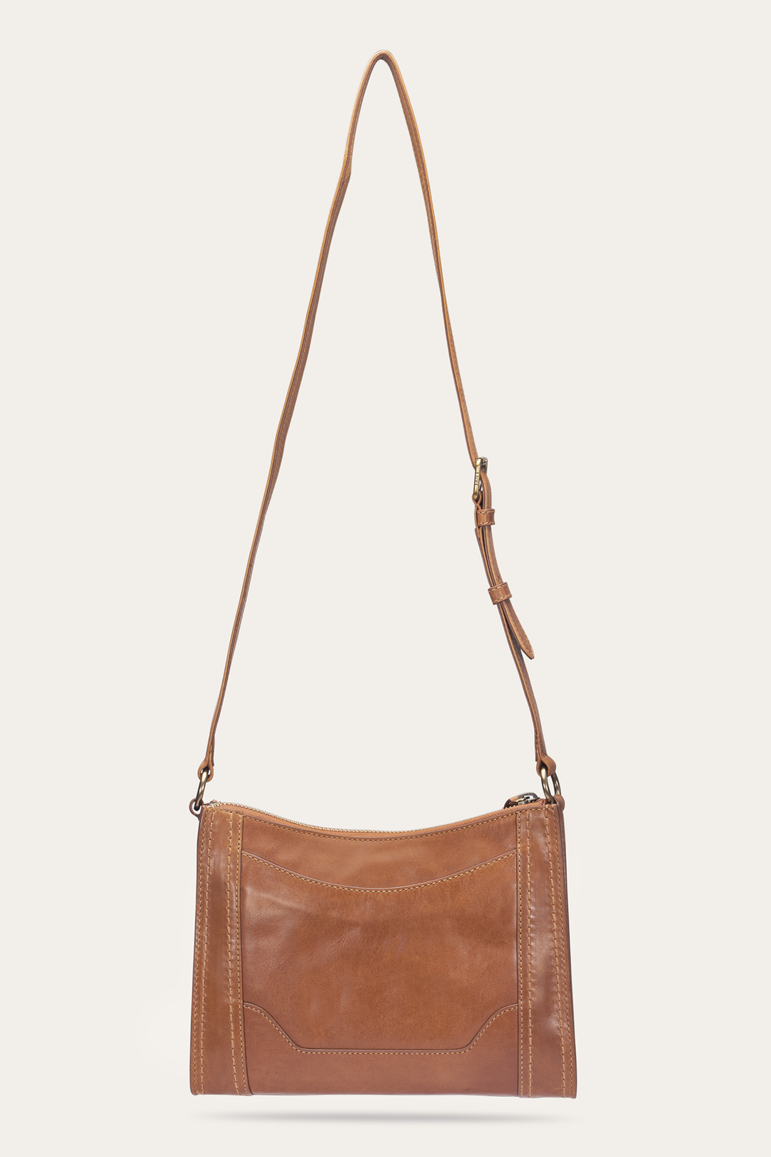 Melissa Zip Crossbody in Burnt Terracotta