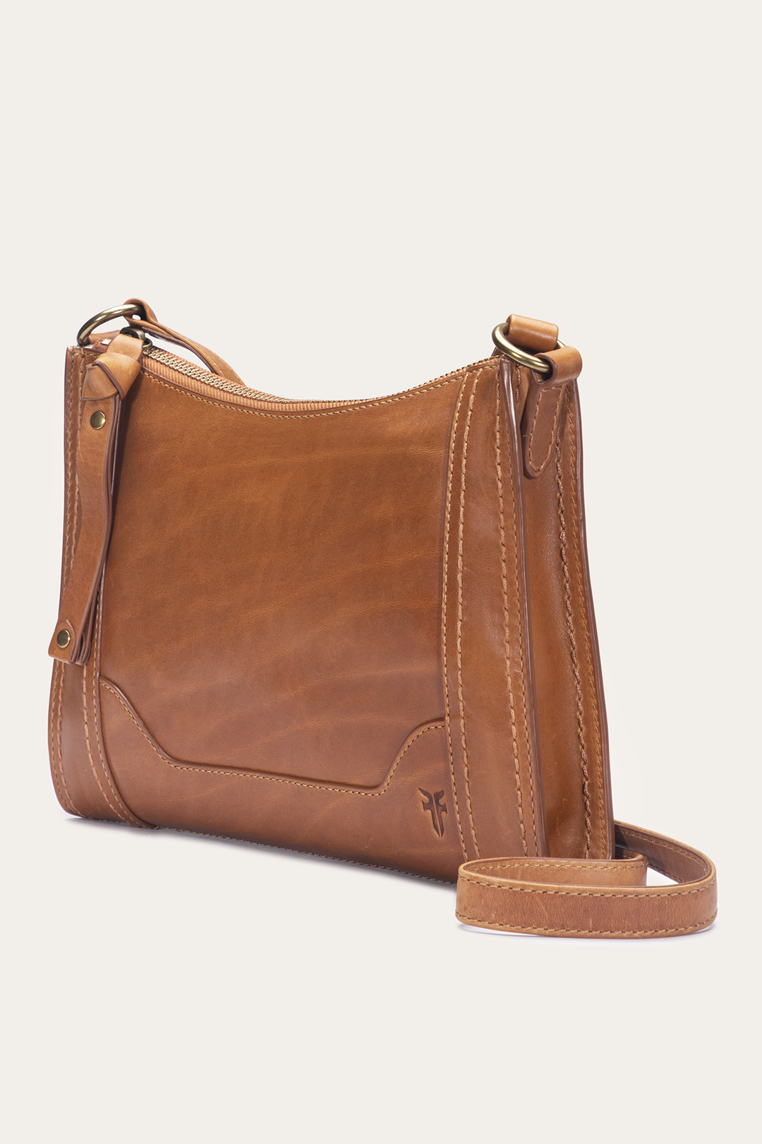 Melissa Zip Crossbody in Burnt Terracotta