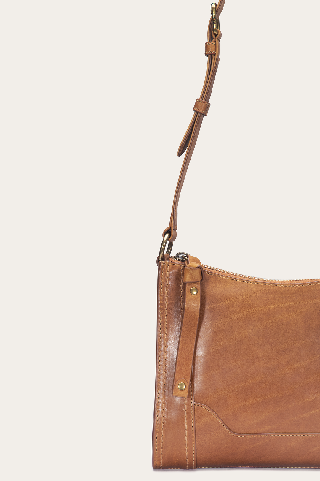 Melissa Zip Crossbody in Burnt Terracotta